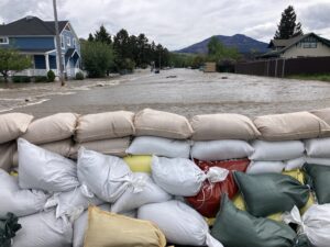 flooding in Red Lodge, Montana