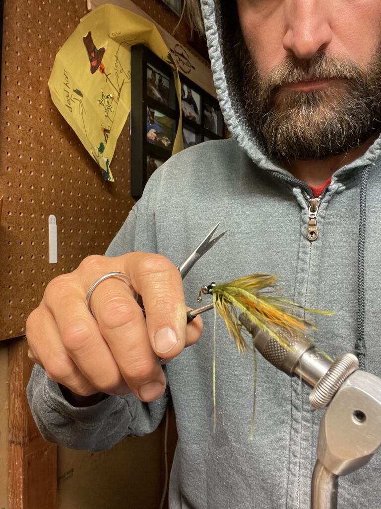 Covering the water column begins at the vise