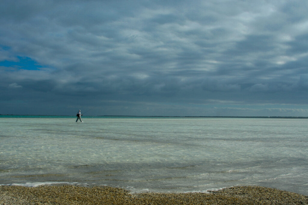 flats fishing before the sargassum